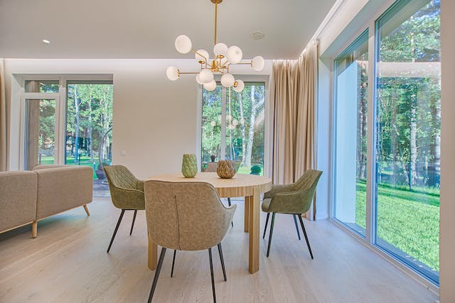 elegant dining area